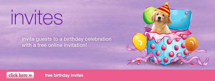 free birthday invites & free birthday party invitations