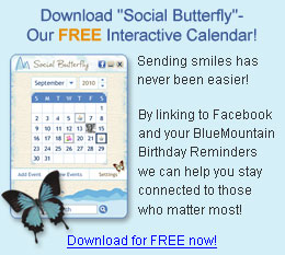 download Social Butterfly, our free interactive calendar