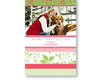 Holiday card - Modern Holly - Postcard