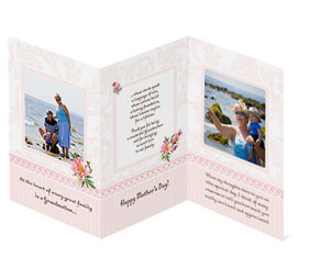 Mothers Day card - At the Heart of Every Great Family (Grandmother) - Trifold