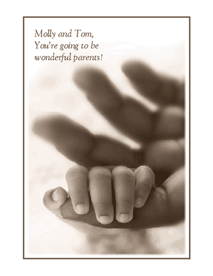 Home » Create & Print » Baby » Greeting Cards » Parents-to-be