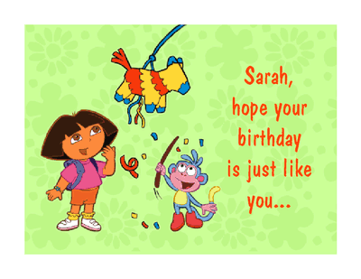 Happy Birthday! �Feliz Cumplea�os! Wondering if the ecard you received is 