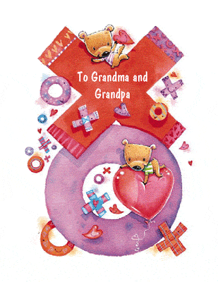 Happy Anniversary, Grandma and Grandpa, from Katie Happy Anniversary, Grandma and Grandpa, from Katie