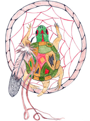 Turtle Dream Catcher