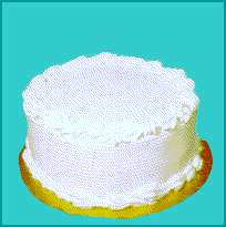Birthday cake with cherry and candle on top