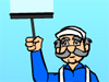 Monitor Washer -- Free Cartoon screensavers -- Yahoo! Greetings screensavers