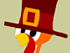 Turkey Protest -- Free Thanksgiving screensavers -- Yahoo! Greetings screensavers