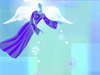 Kind-hearted Angel -- Free Christmas screensavers -- Yahoo! Greetings screensavers