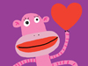 Love Monkey -- Free Love wallpapers -- Yahoo! Greetings wallpapers