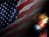 Flags and Fireworks -- Free Fourth of July wallpapers -- Yahoo! Greetings wallpapers