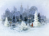 Winter in the City -- Free Winter wallpapers -- Yahoo! Greetings wallpapers