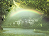 Rainbow Castle -- Free St. Patrick's Day wallpapers -- Yahoo! Greetings wallpapers