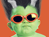 Frankenbaby -- Free Halloween wallpapers -- Yahoo! Greetings wallpapers