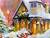 Chapel on the Square -- Free Winter wallpapers -- Yahoo! Greetings wallpapers