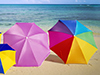 Beach Umbrellas -- Free Beach wallpapers -- Yahoo! Greetings wallpapers