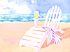 Beach Chair -- Free Beach wallpapers -- Yahoo! Greetings wallpapers