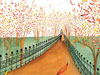 Lovers Walk -- Free Autumn wallpapers -- Yahoo! Greetings wallpapers