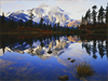 Mountain Reflection -- Free Nature Art wallpapers -- Yahoo! Greetings wallpapers