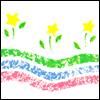 Rainbows & Flowers -- Thinking of You Friendship Greeting Cards project from Yahoo! Greetings