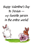 Favorite Person -- Printable Funny Valentines Day Card from Blue Mountain