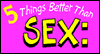 5 Things Better Than Sex: Free Men Birthday ecard from Egreetings