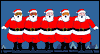Dancing Santas: Free Christmas ecard from Egreetings