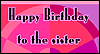 Sister's Song -- Sister Birthday eCard from Yahoo! Greetings