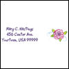 Return Address<BR> 1/2 x 1 3/4 -- Stationery Friendship Coordinates project from Yahoo! Greetings