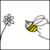 How You Bee? -- Just Because I Want to Say Hi Greeting Cards project from Yahoo! Greetings