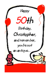 50th birthday greetings