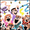 Let's Go Act Stupid! -- Mardi Gras Greeting Cards project from Yahoo! Greetings