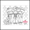 Friends -- General Coloring Sheets project from Yahoo! Greetings