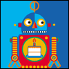 Robot Fun -- Kids Birthday Invitations project from Yahoo! Greetings