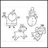 Color an Ornament -- Christmas Coloring Sheets project from Yahoo! Greetings
