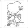 Blooming Hearts -- Valentine's Day Coloring Sheets project from Yahoo! Greetings
