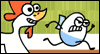 Chicken and Egg Race -- Funny Easter eCard from Yahoo! Greetings