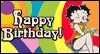Hugs and Kisses -- Betty Boop Birthday eCard from Yahoo! Greetings