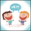 A Little "Hey!" -- Kids Just Because Greeting Cards project from Yahoo! Greetings