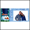 Cool Yule 4 x 8 Photo Card -- Add-a-Photo Season's Greetings 4 x 8 Photo Greeting Cards project from Yahoo! Greetings