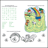 Pot o' Games -- St. Patrick's Day Coloring Sheets project from Yahoo! Greetings
