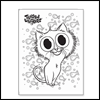 Pretty Kitty -- General Coloring Sheets project from Yahoo! Greetings