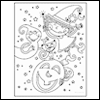 Magical Night -- Halloween Coloring Sheets project from Yahoo! Greetings