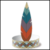 Indian Feather Band -- Thanksgiving Hats project from Yahoo! Greetings