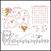 Valentine Fun Activity Sheet -- Valentine's Day Coloring Sheets project from Yahoo! Greetings