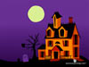 Haunted House -- Free Halloween Interactive interactive wallpapers -- Yahoo! Greetings interactive wallpapers