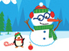 Jolly Snowmen -- Free Christmas Interactive interactive wallpapers -- Yahoo! Greetings interactive wallpapers