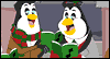 Caroling Bee-Bop Penguins