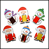 Santas and Snowmen --  project from Yahoo! Greetings