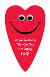One Happy Valentine -- Printable Funny Valentines Day Card from Blue Mountain
