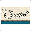 You Are Invited -- Just Because Party Invitations project from Yahoo! Greetings